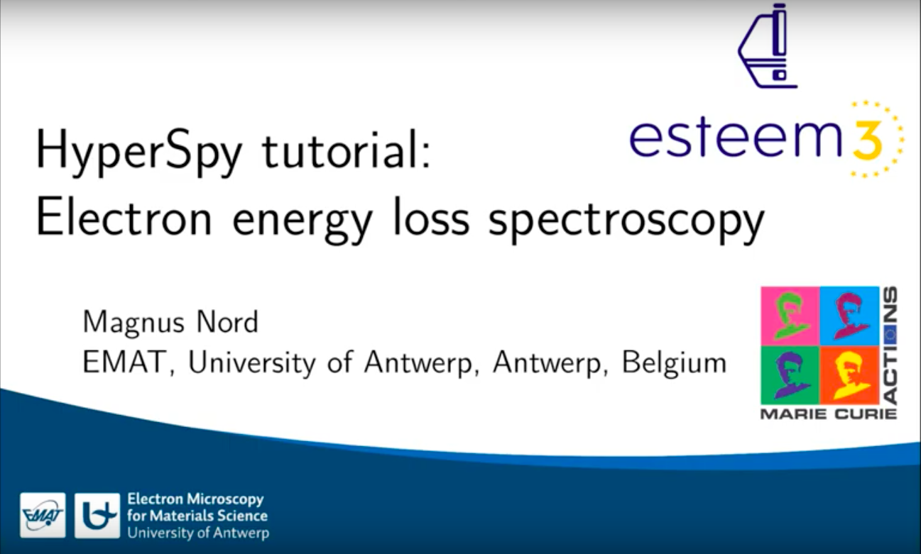 HyperSpy Webinar - ESTEEM3